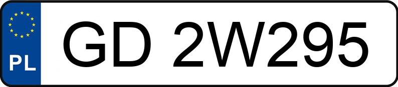 Numer rejestracyjny GD 2W295 posiada ALFA ROMEO 159 - GD2W295