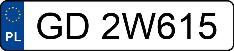 Numer rejestracyjny GD 2W615 posiada MERCEDES-BENZ GLA 45 AMG MR`20 E6d H247 - GD2W615