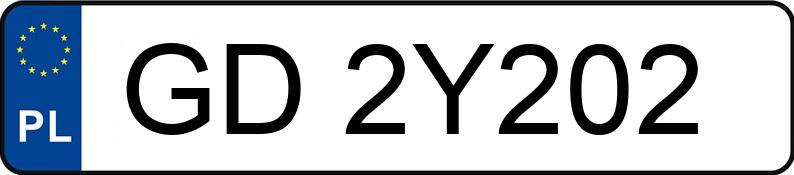 Numer rejestracyjny GD 2Y202 posiada LEAPMOTOR C10 REEV MR`25 E6 Design - GD2Y202