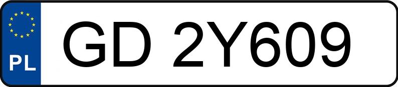 Numer rejestracyjny GD 2Y609 posiada FIAT DUCATO - GD2Y609 Numer rejestracyjny GD 2Y609 posiada FIAT DUCATO - GD2Y609