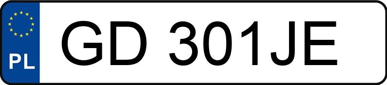 Numer rejestracyjny GD 301JE posiada PEUGEOT 551S58-DGL - GD301JE Numer rejestracyjny GD 301JE posiada PEUGEOT 551S58-DGL - GD301JE