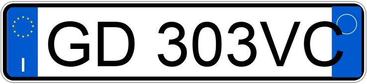 Numer rejestracyjny GD303VC posiada MERCEDES Classe A