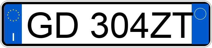 Numer rejestracyjny GD304ZT posiada FIAT Panda Cross