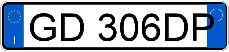 Numer rejestracyjny GD306DP posiada AUDI A1 2a serie