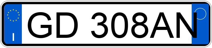 Numer rejestracyjny GD308AN posiada BMW X1