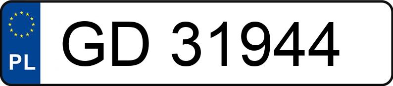 Numer rejestracyjny GD 31944 posiada SUZUKI WAGON - GD31944 Numer rejestracyjny GD 31944 posiada SUZUKI WAGON - GD31944