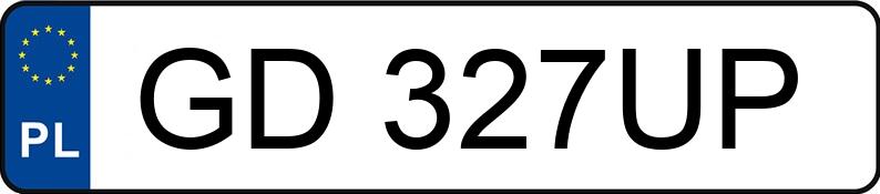 Numer rejestracyjny GD 327UP posiada AUDI A8 QUATRO - GD327UP