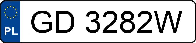 The registration number GD 3282W has HONDA Prelude 2.2 Kat. MR`92 Prelude 2.2 Kat. MR`92 - GD3282W
