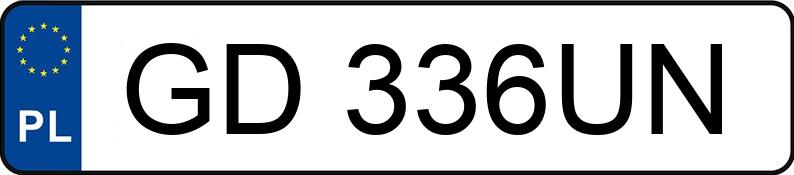 Numer rejestracyjny GD 336UN posiada FORD FOCUS - GD336UN Numer rejestracyjny GD 336UN posiada FORD FOCUS - GD336UN