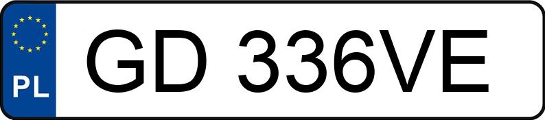 Numer rejestracyjny GD 336VE posiada AUDI A4 3.0 TDi DPF MR`12 E5 B8 - GD336VE