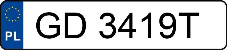 Numer rejestracyjny GD 3419T posiada AUDI A6 1.9 TDI - GD3419T