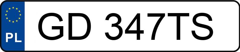 Numer rejestracyjny GD 347TS posiada RENAULT Laguna III Grandtour 2.0 DCI MR`11 E5 Tech Run SL 150 ESM - GD347TS