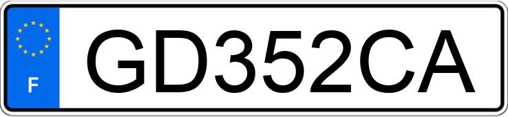 Numer rejestracyjny GD352CA posiada BMW SERIE 1 III