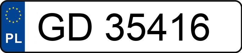 Numer rejestracyjny GD 35416 posiada OPEL ASTRA 1.7 D - GD35416 Numer rejestracyjny GD 35416 posiada OPEL ASTRA 1.7 D - GD35416