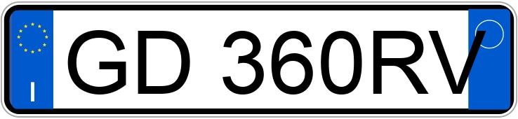 Numer rejestracyjny GD360RV posiada OPEL Corsa 6a serie