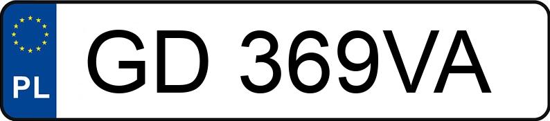 Numer rejestracyjny GD 369VA posiada RENAULT TRAFIC L - GD369VA Numer rejestracyjny GD 369VA posiada RENAULT TRAFIC L - GD369VA