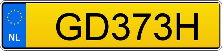 Numer rejestracyjny GD373H posiada DAIHATSU SIRION Niet geregistreerd