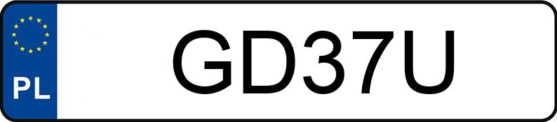 Numer rejestracyjny GD 37U posiada FIAT Seicento 1.1 Kat. MR`98 S - GD37U