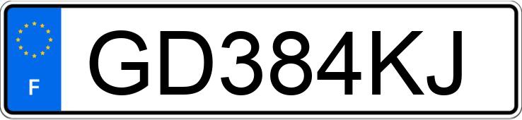 Numer rejestracyjny GD384KJ posiada RENAULT CLIO V