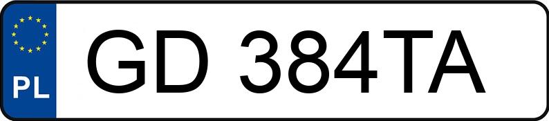 Numer rejestracyjny GD 384TA posiada FIAT 500X MR`15 E6 Cross AWD Aut. - GD384TA