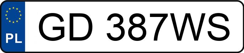 Numer rejestracyjny GD 387WS posiada BMW 540i MR`21 E6d G30 xDrive Steptronic - GD387WS