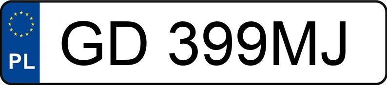 Numer rejestracyjny GD 399MJ posiada OPEL Corsa C 1.8 MR`00 E3 Sport - GD399MJ