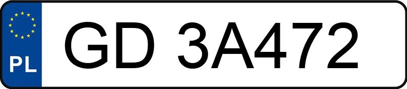 Numer rejestracyjny GD 3A472 posiada ALFA ROMEO ALFA MITO - GD3A472 Numer rejestracyjny GD 3A472 posiada ALFA ROMEO ALFA MITO - GD3A472
