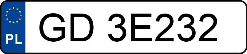 Numer rejestracyjny GD 3E232 posiada FORD Galaxy 2.0 TDCi MR`10 E5 Ghia - GD3E232