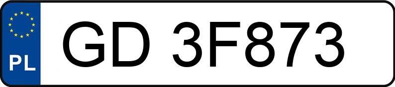 Numer rejestracyjny GD 3F873 posiada OPEL CORSA-E - GD3F873