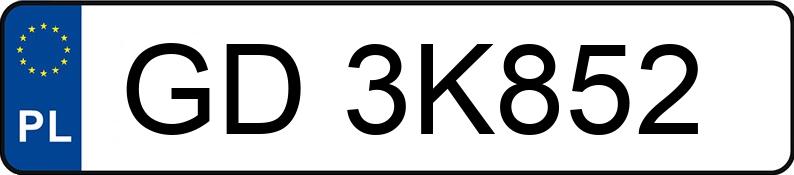 Numer rejestracyjny GD 3K852 posiada TOYOTA YARIS CROSS XPB1F(M) - GD3K852 Numer rejestracyjny GD 3K852 posiada TOYOTA YARIS CROSS XPB1F(M) - GD3K852