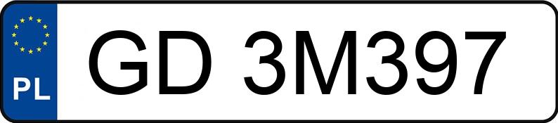 Numer rejestracyjny GD 3M397 posiada OPEL INSIGNIA SPORTS TOURER - GD3M397