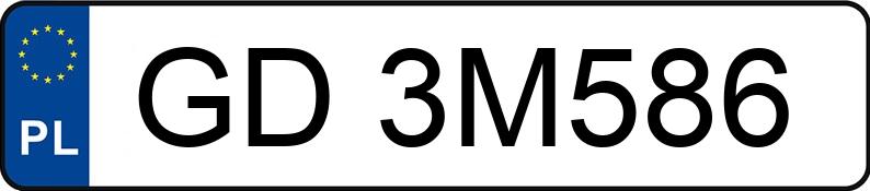 Numer rejestracyjny GD 3M586 posiada FORD Focus 1.0 EcoBoost Hybrid MR`22 E6 Active X - GD3M586