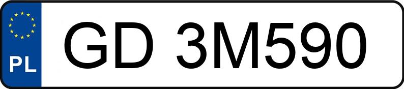 Numer rejestracyjny GD 3M590 posiada FORD Fiesta 1.1 MR`17 E6 SYNC Edition - GD3M590