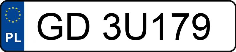 Numer rejestracyjny GD 3U179 posiada AUDI A5 AVANT - GD3U179