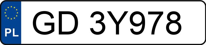 Numer rejestracyjny GD 3Y978 posiada MERCEDES-BENZ CLA 200 - GD3Y978 Numer rejestracyjny GD 3Y978 posiada MERCEDES-BENZ CLA 200 - GD3Y978