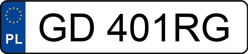 Numer rejestracyjny GD 401RG posiada SKODA Yeti 2.0 TDI DPF MR`09 E4 L&K 4x4 - GD401RG