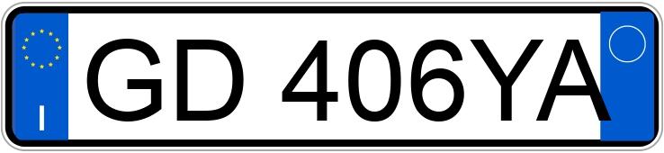 Numer rejestracyjny GD406YA posiada MERCEDES GLA