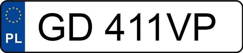 Numer rejestracyjny GD 411VP posiada BMW 320i MR`19 E6d G20 Advantage Steptronic - GD411VP Numer rejestracyjny GD 411VP posiada BMW 320i MR`19 E6d G20 Advantage Steptronic - GD411VP