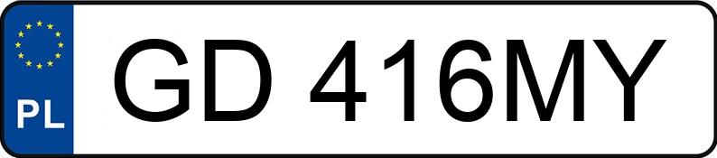 Numer rejestracyjny GD 416MY posiada AUDI A3 2.0 TDi DPF MR`06 E4 8P Ambition - GD416MY