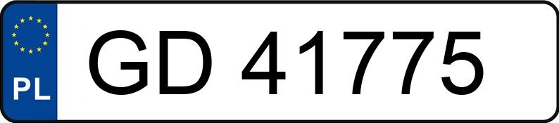 Numer rejestracyjny GD 41775 posiada HYUNDAI Accent 1.3i GLS - GD41775