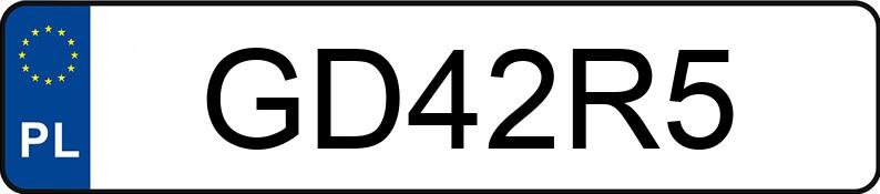 Numer rejestracyjny GD 42R5 posiada HONDA Skutery od 50 ccm SH 125i - GD42R5