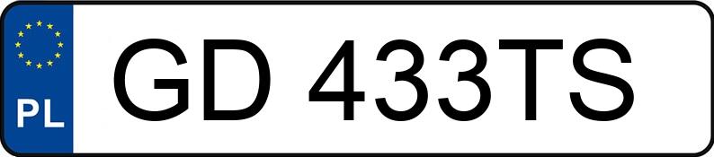 Numer rejestracyjny GD 433TS posiada MERCEDES-BENZ C 220 CDI - GD433TS