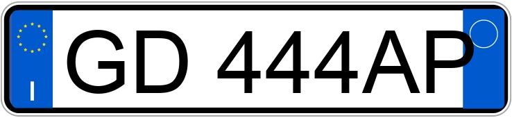 Numer rejestracyjny GD444AP posiada RENAULT Master 5a serie
