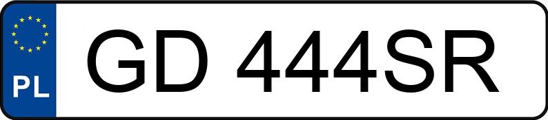 Numer rejestracyjny GD 444SR posiada BMW 440I XDRIVE - GD444SR Numer rejestracyjny GD 444SR posiada BMW 440I XDRIVE - GD444SR