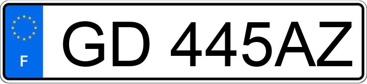 Numer rejestracyjny GD445AZ posiada RENAULT CLIO III