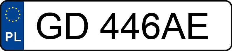 Le numéro d’enregistrement GD 446AE a VOLKSWAGEN Passat B6 2.0 TDI-CR MR`05 E5 Highline - GD446AE