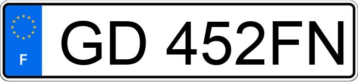 Numer rejestracyjny GD452FN posiada MERCEDES CLASSE A IV