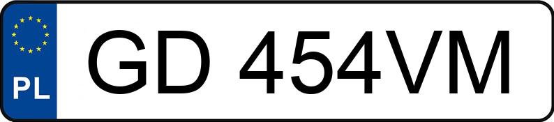 Numer rejestracyjny GD 454VM posiada RENAULT Megane IV Grandtour MR`20 E6d - GD454VM