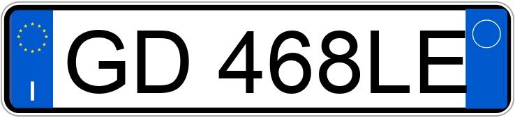 Numer rejestracyjny GD468LE posiada HYUNDAI Tucson 2a serie