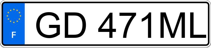 Numer rejestracyjny GD471ML posiada RENAULT SCENIC III